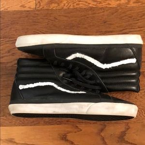 Vans Sk8-Hi Black Leather